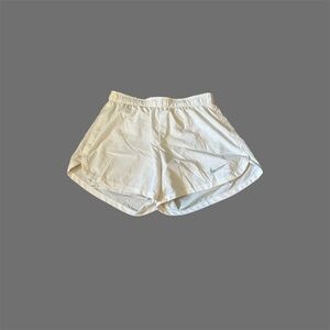 [Nike] White Dri-Fit Athletic Shorts